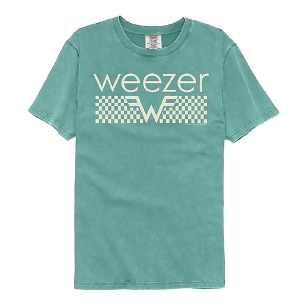 Weezer - WEEZER OFFWHITE CHECKERS Adult Shirt