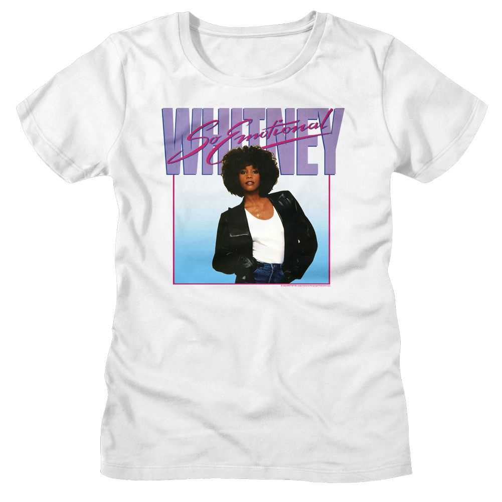 Whitney Houston - WHITNEY HOUSTON SO EMOTIONAL Adult Shirt