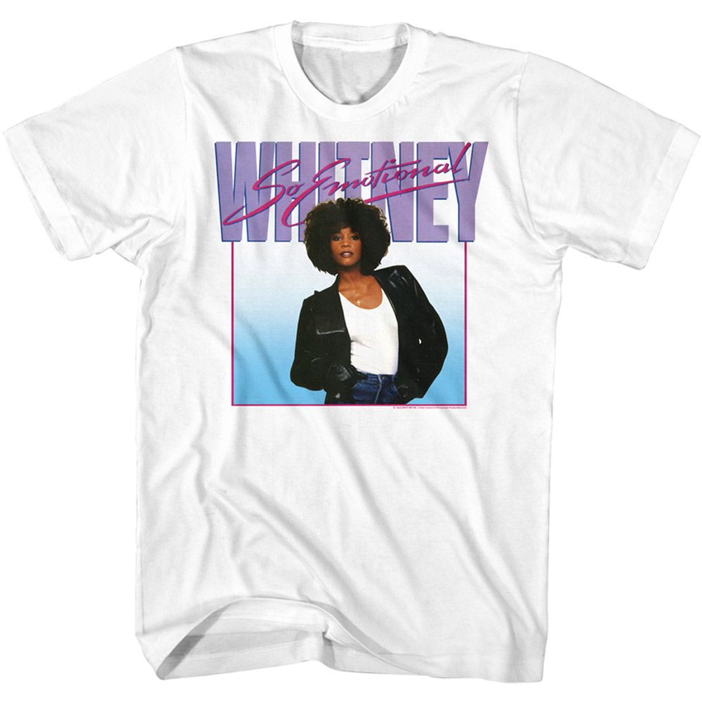 Whitney Houston - WHITNEY SO EMOTIONAL Adult Shirt