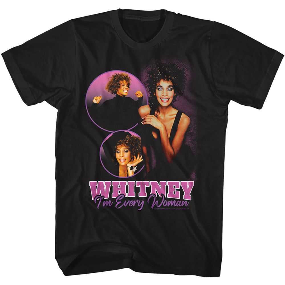 Whitney Houston - WHITNEY IM EVERY WOMAN COLLAGE Adult Shirt