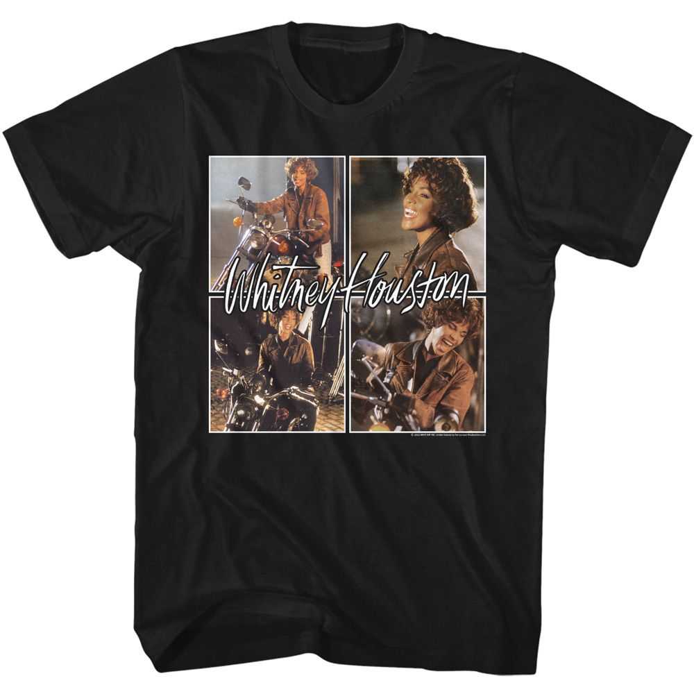 Whitney Houston - WHITNEY FOUR SQUARES Adult Shirt