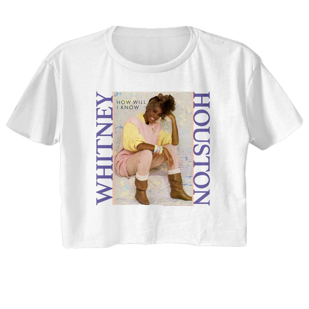 Whitney Houston - WHITNEY HOUSTON PASTEL HOW WILL I KNOW Adult Shirt