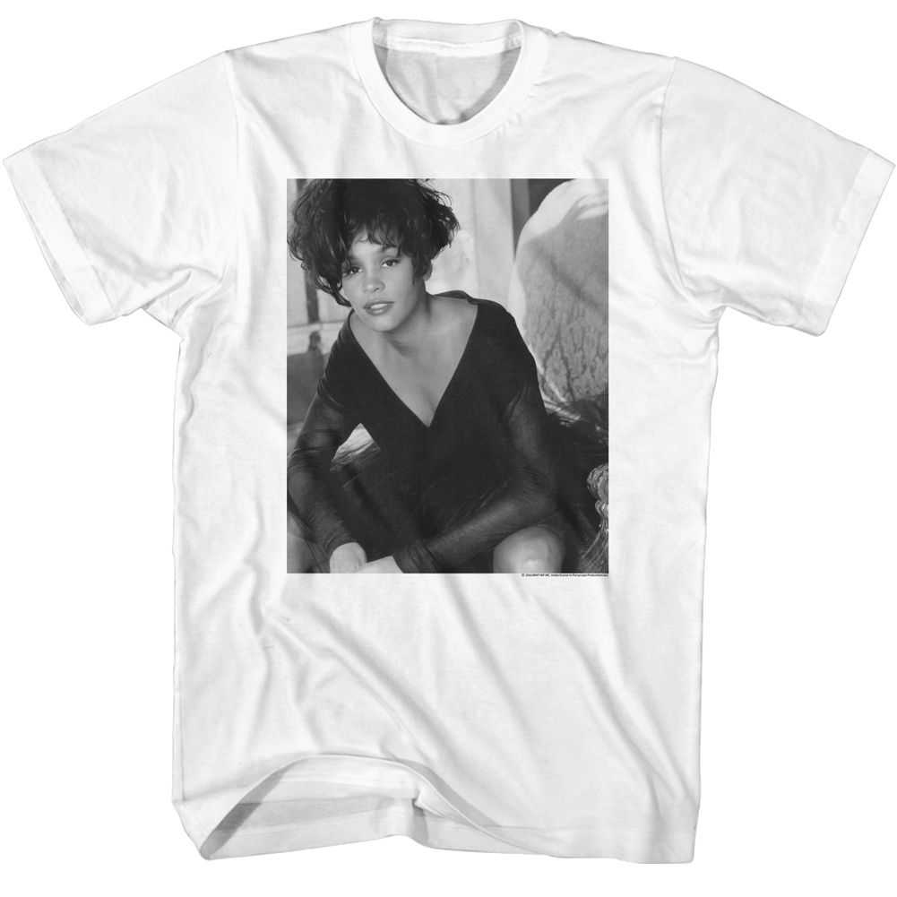Whitney Houston - WHITNEY HOUSTON BW LEAN Adult Shirt