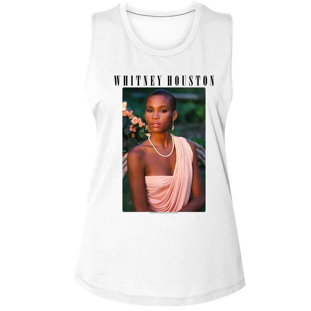 Whitney Houston - WHITNEY HOUSTON PHOTO AND LOGO Adult Shirt
