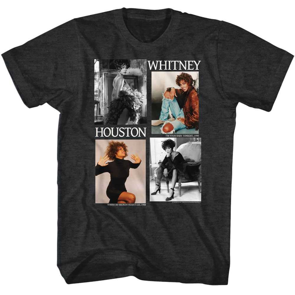 Whitney Houston - WHITNEY HOUSTON PICTURE BLOCKS Adult Shirt