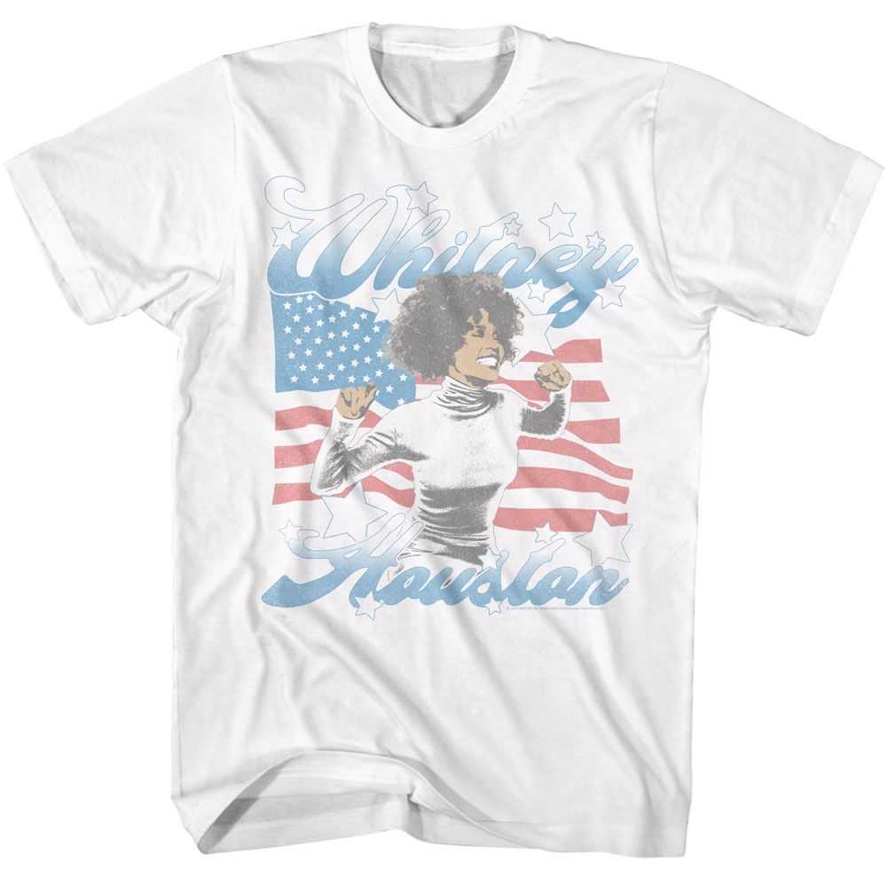Whitney Houston - WHITNEY HOUSTON USA BABY Adult Shirt