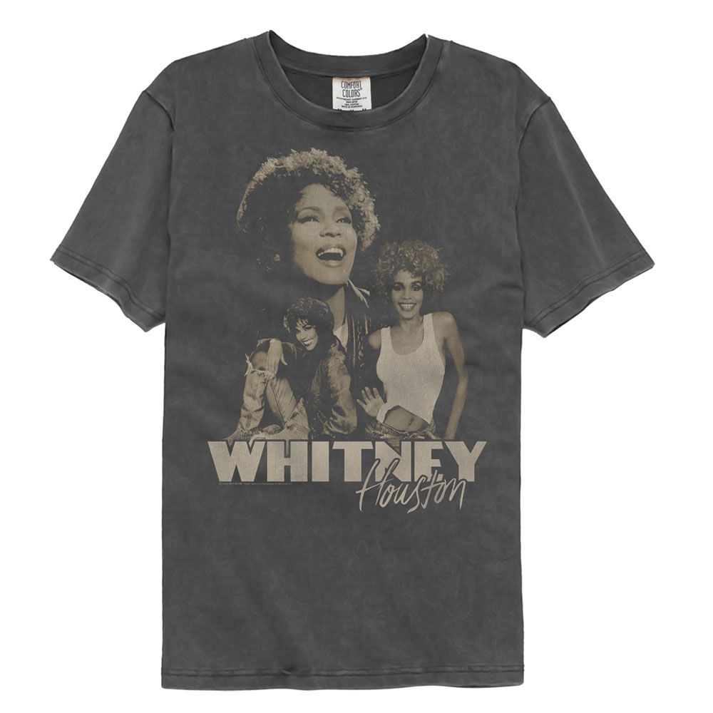Whitney Houston - WHITNEY HOUSTON THREE IMAGES Adult Shirt