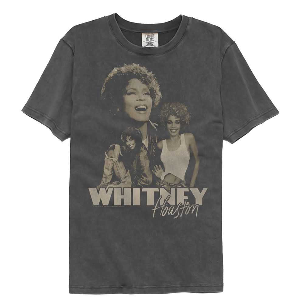 Whitney Houston - WHITNEY HOUSTON THREE IMAGES Adult Shirt