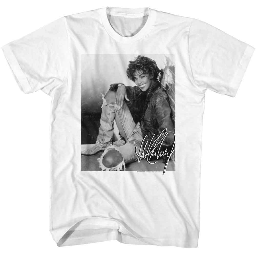 Whitney Houston - WHITNEY HOUSTON SIGNATURE 4 Adult Shirt
