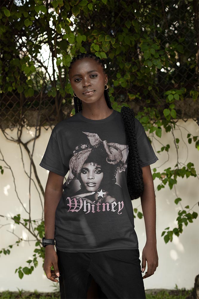 Whitney Houston - WHITNEY HOUSTON BOW Adult Shirt
