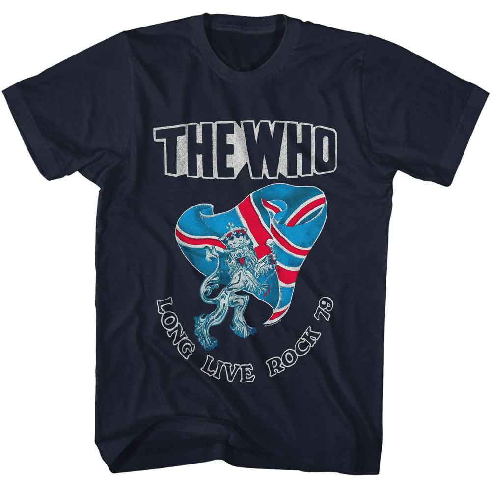 The Who - THE WHO LONG LIVE ROCK 79 Adult Shirt