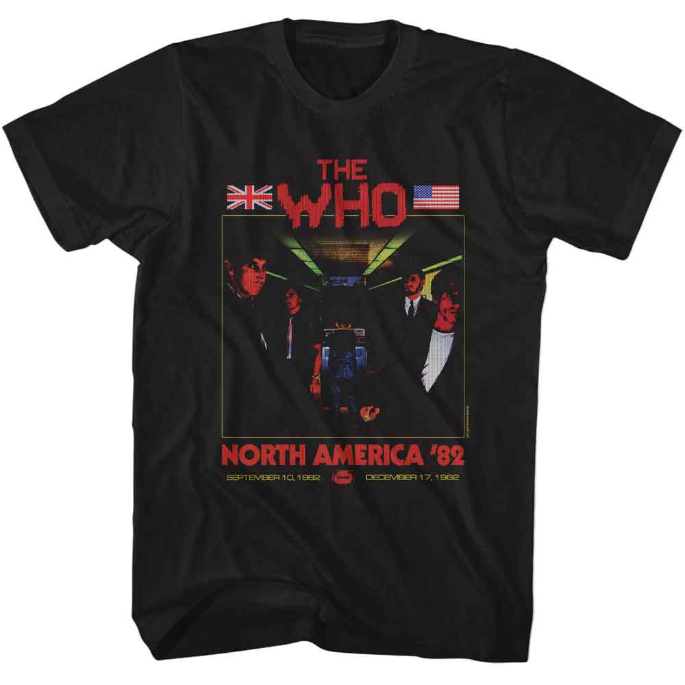 The Who - THE WHO ITS HARD NORTH AMERICA 82 Adult Shirt