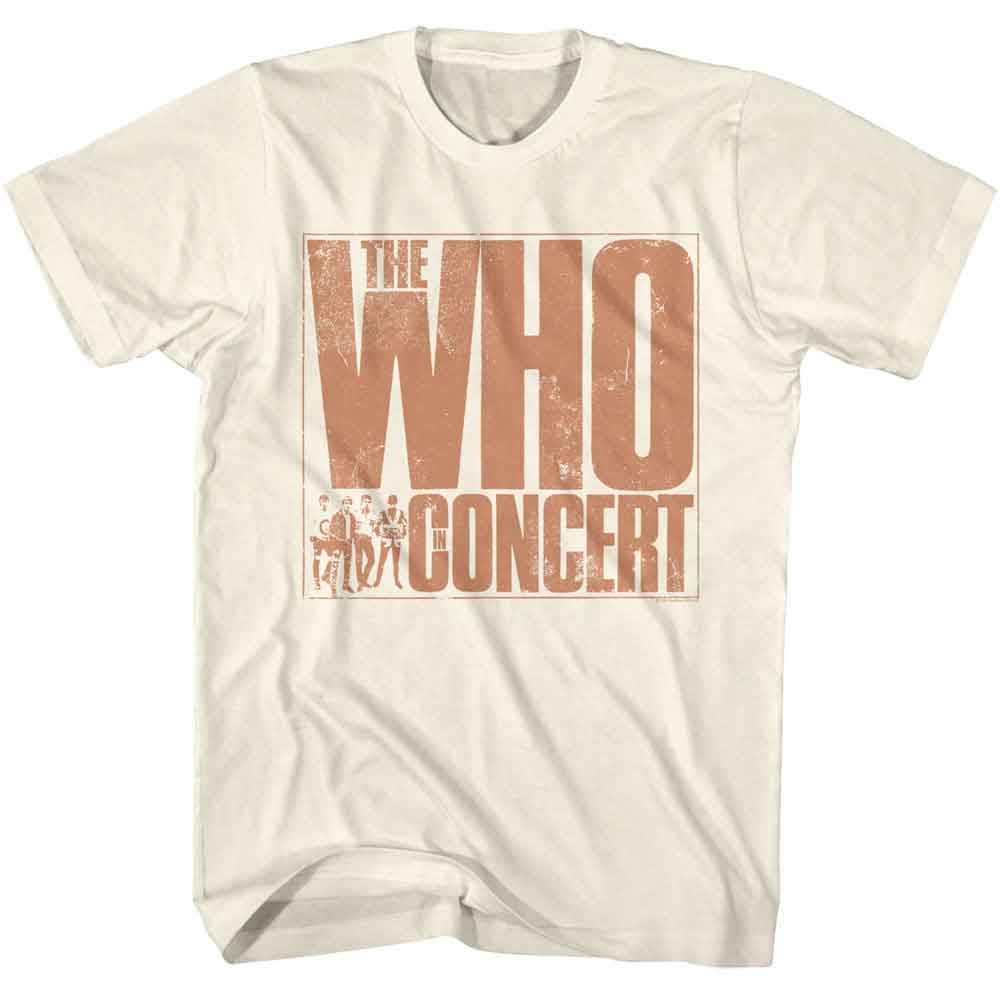 The Who - THE WHO IN CONCERT Adult Shirt