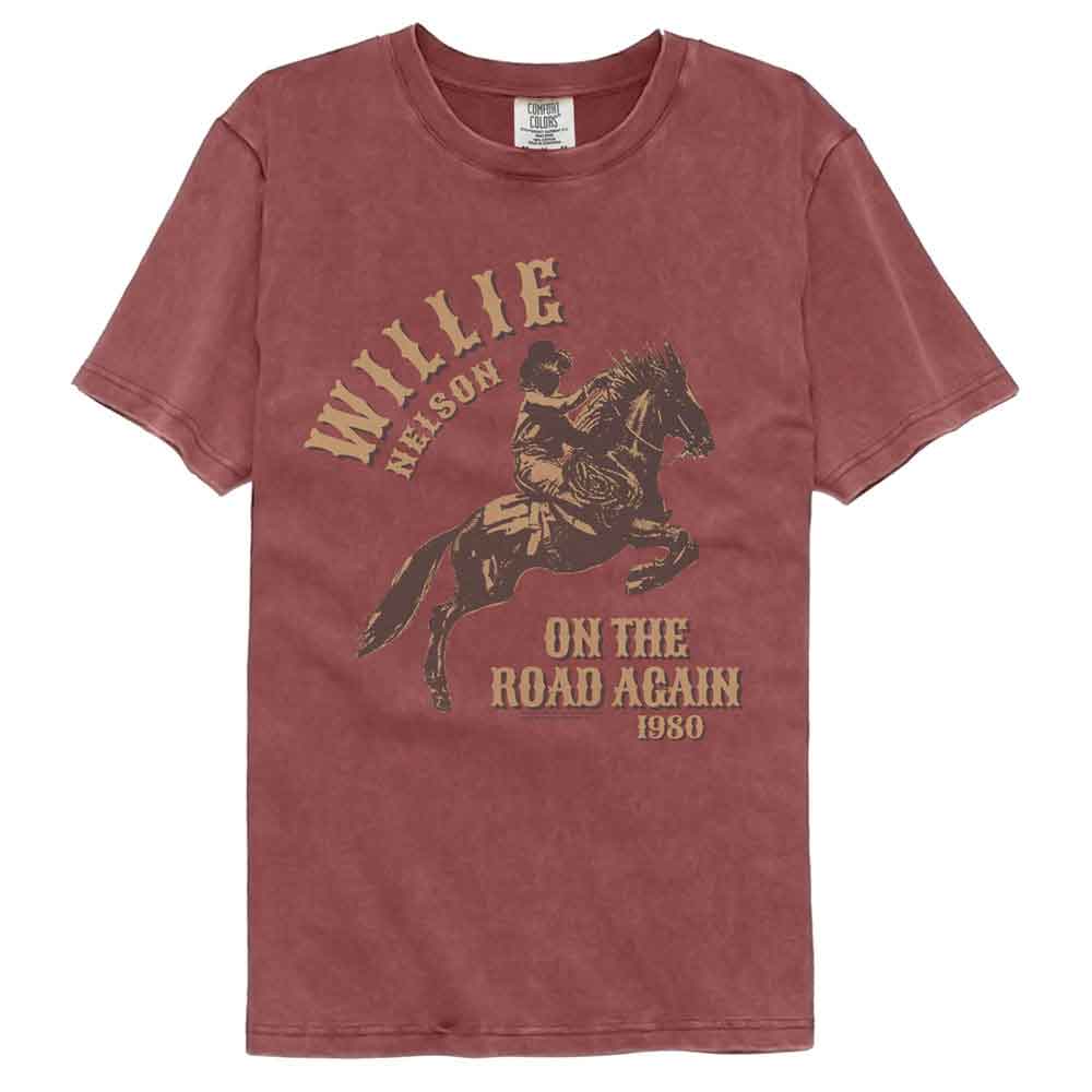 Willie Nelson - WILLIE NELSON ON THE ROAD AGAIN Adult Shirt