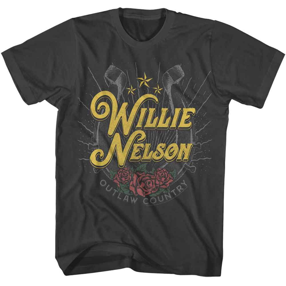 Willie Nelson - WILLIE NELSON HORSESHOE Adult Shirt