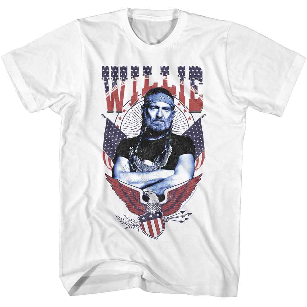 Willie Nelson - WILLIE NELSON AMERICANA EAGLE Adult Shirt