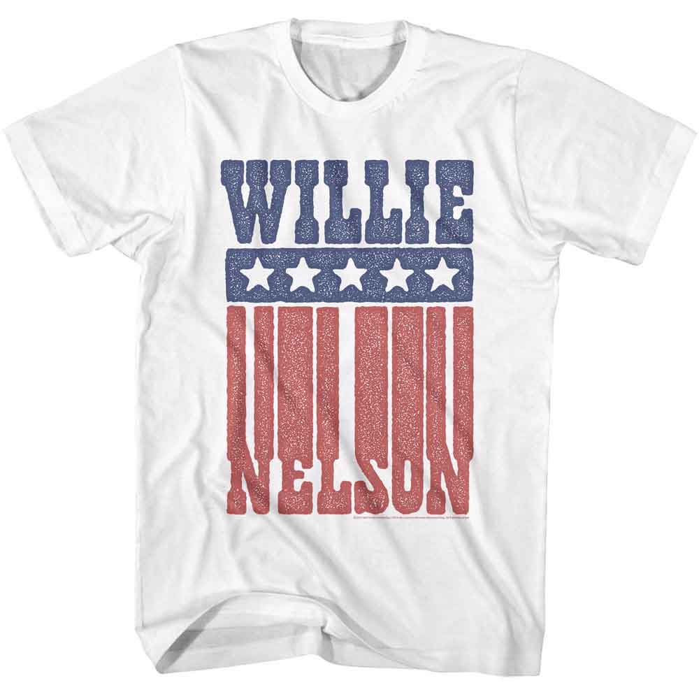 Willie Nelson - WILLIE NELSON FLAG NAME Adult Shirt