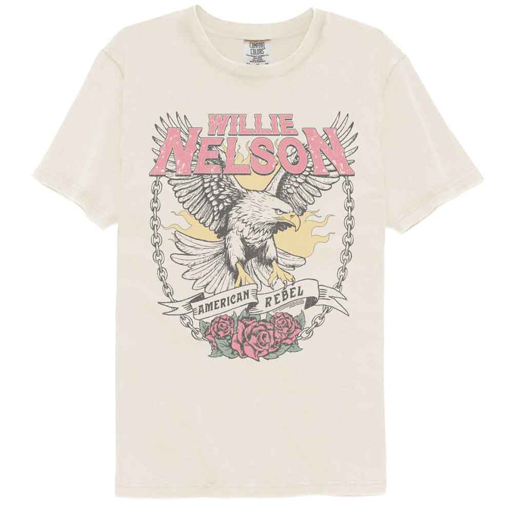 Willie Nelson - WILLIE NELSON EAGLE AMERICAN REBEL Adult Shirt