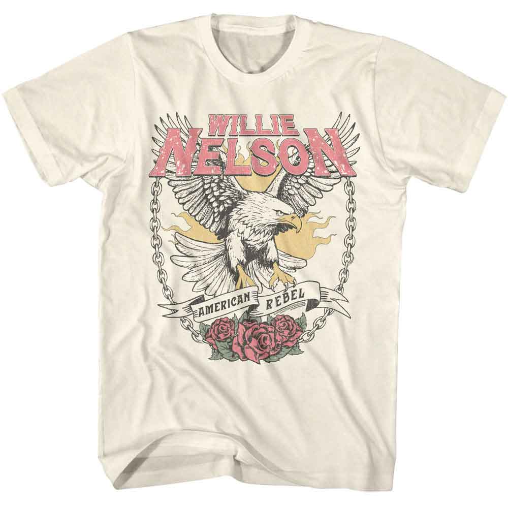 Willie Nelson - WILLIE NELSON EAGLE AMERICAN REBEL Adult Shirt