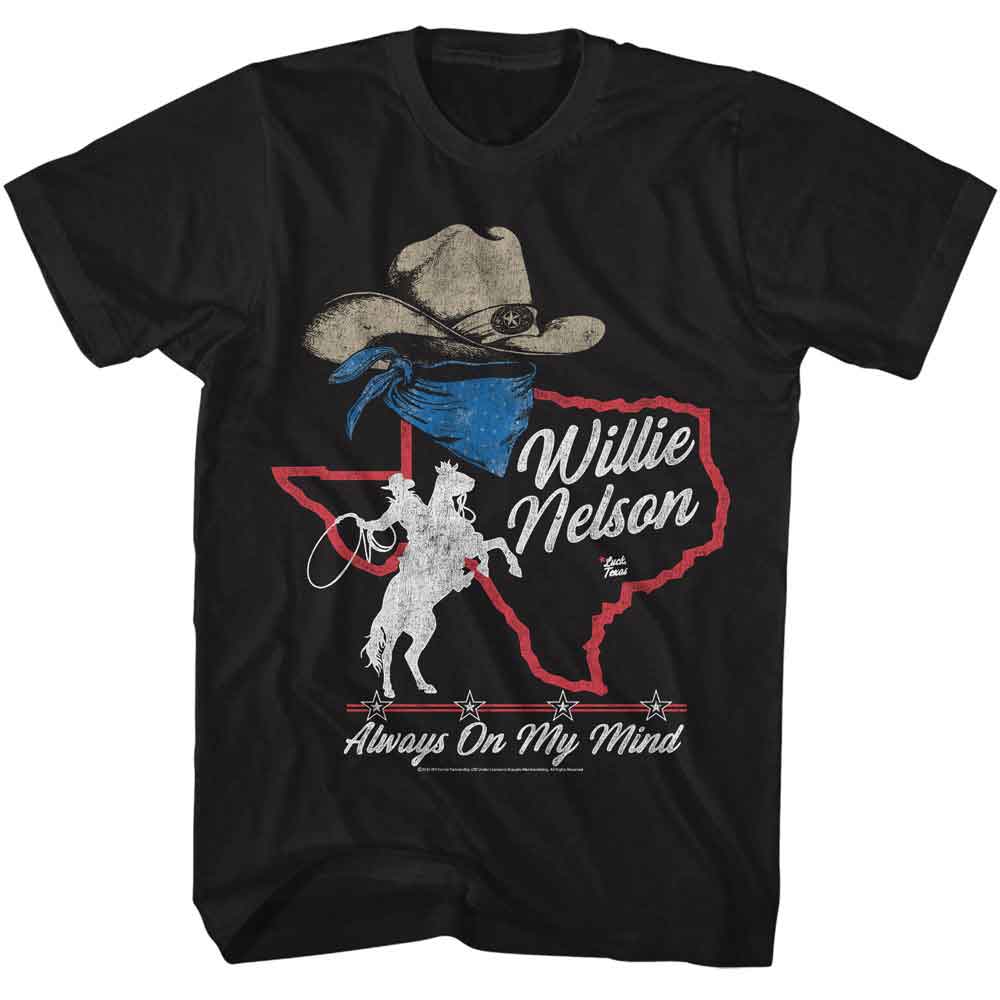 Willie Nelson - WILLIE NELSON ALWAYS ON MY MIND Adult Shirt