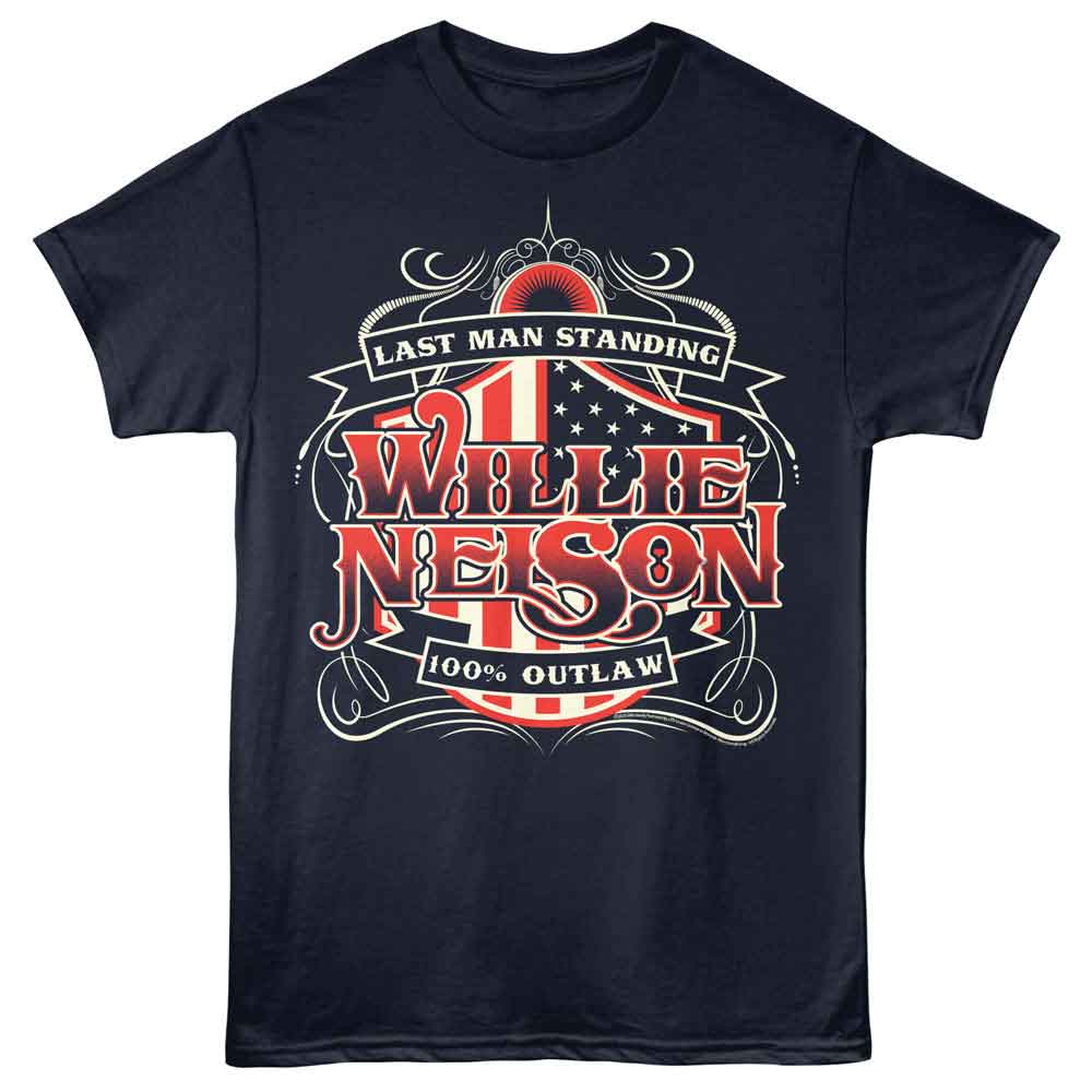 Willie Nelson - WILLIE NELSON LAST MAN STANDING Adult Shirt
