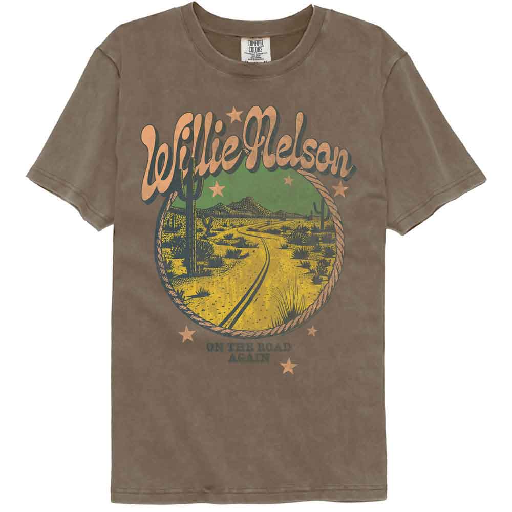 Willie Nelson - WILLIE NELSON ON THE ROAD AGAIN Adult Shirt