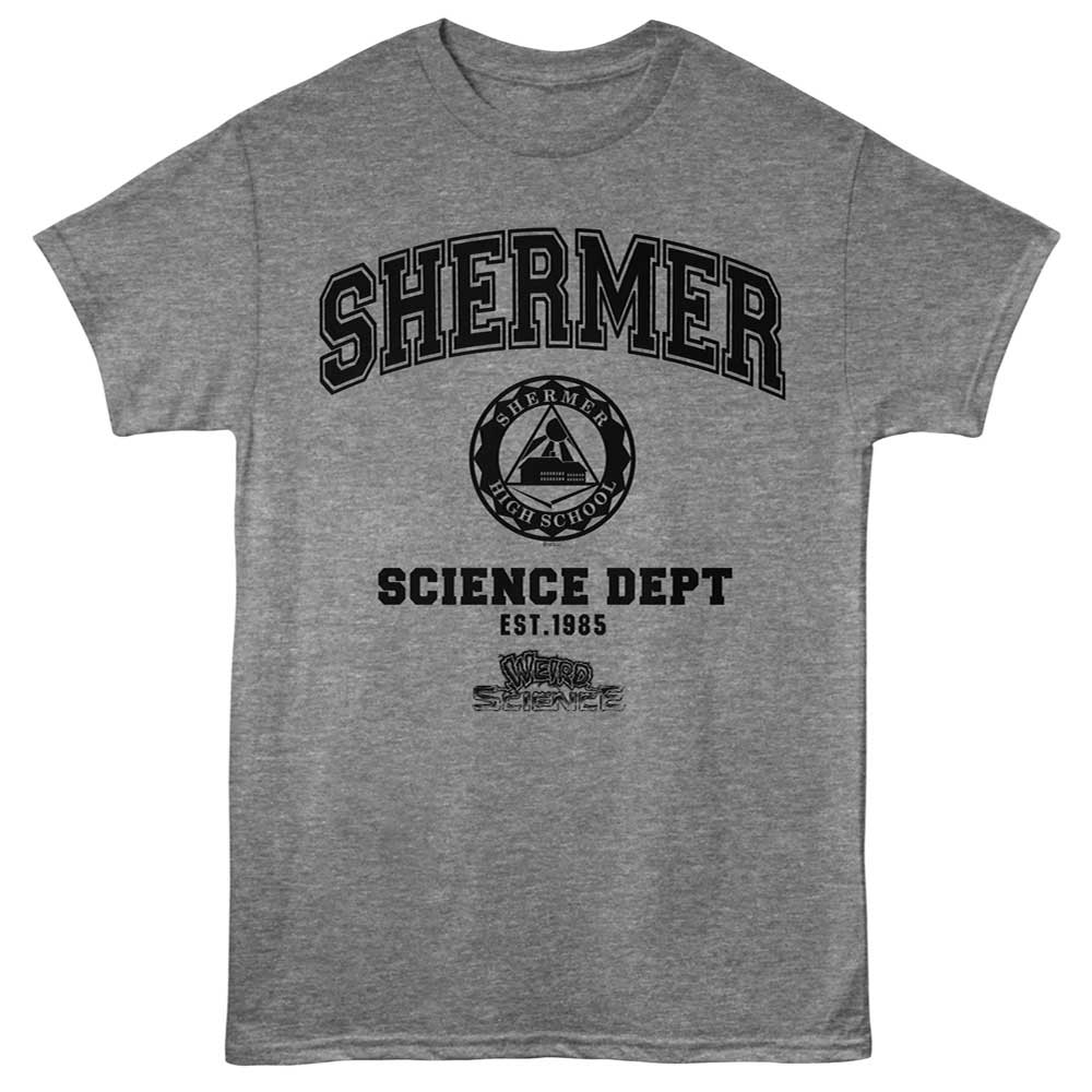 Weird Science - WEIRD SCIENCE SHERMER SCIENCE DEPT Adult Shirt