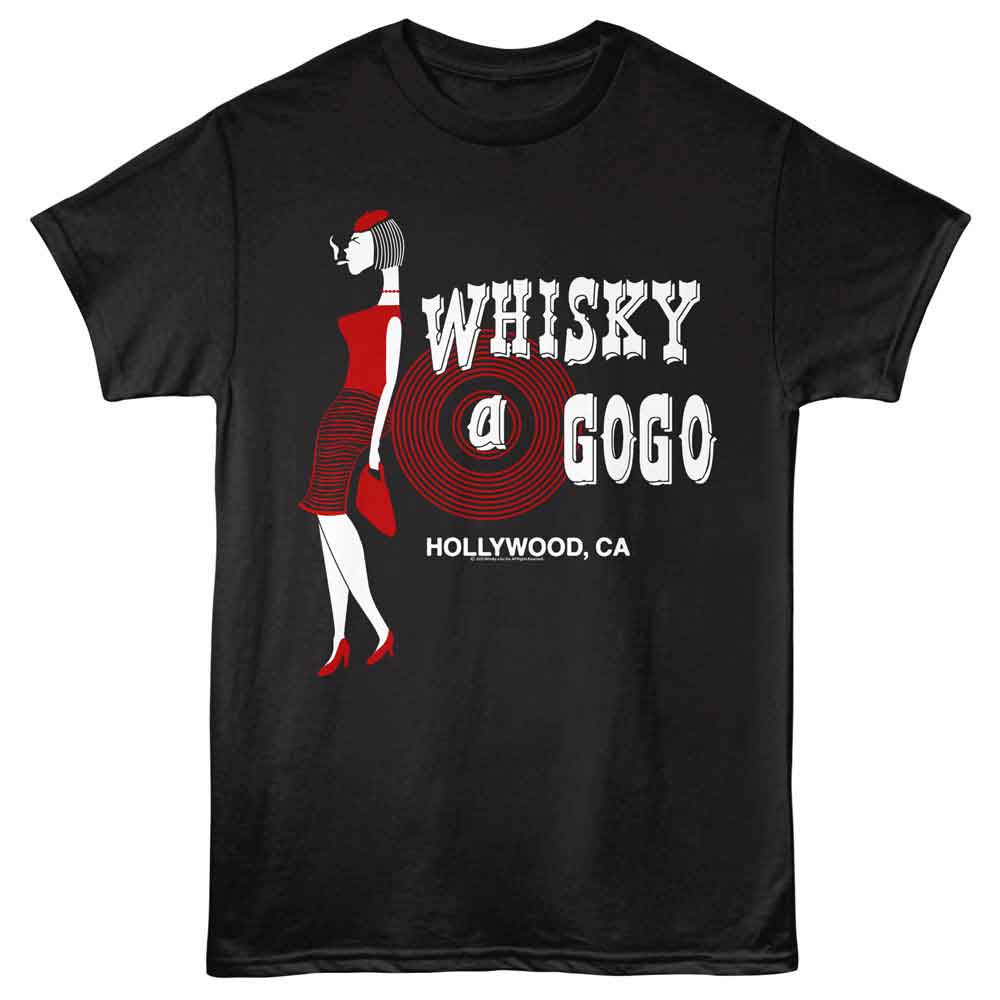 Whisky a Go Go - WHISKY A GO GO LADY LOGO Adult Shirt