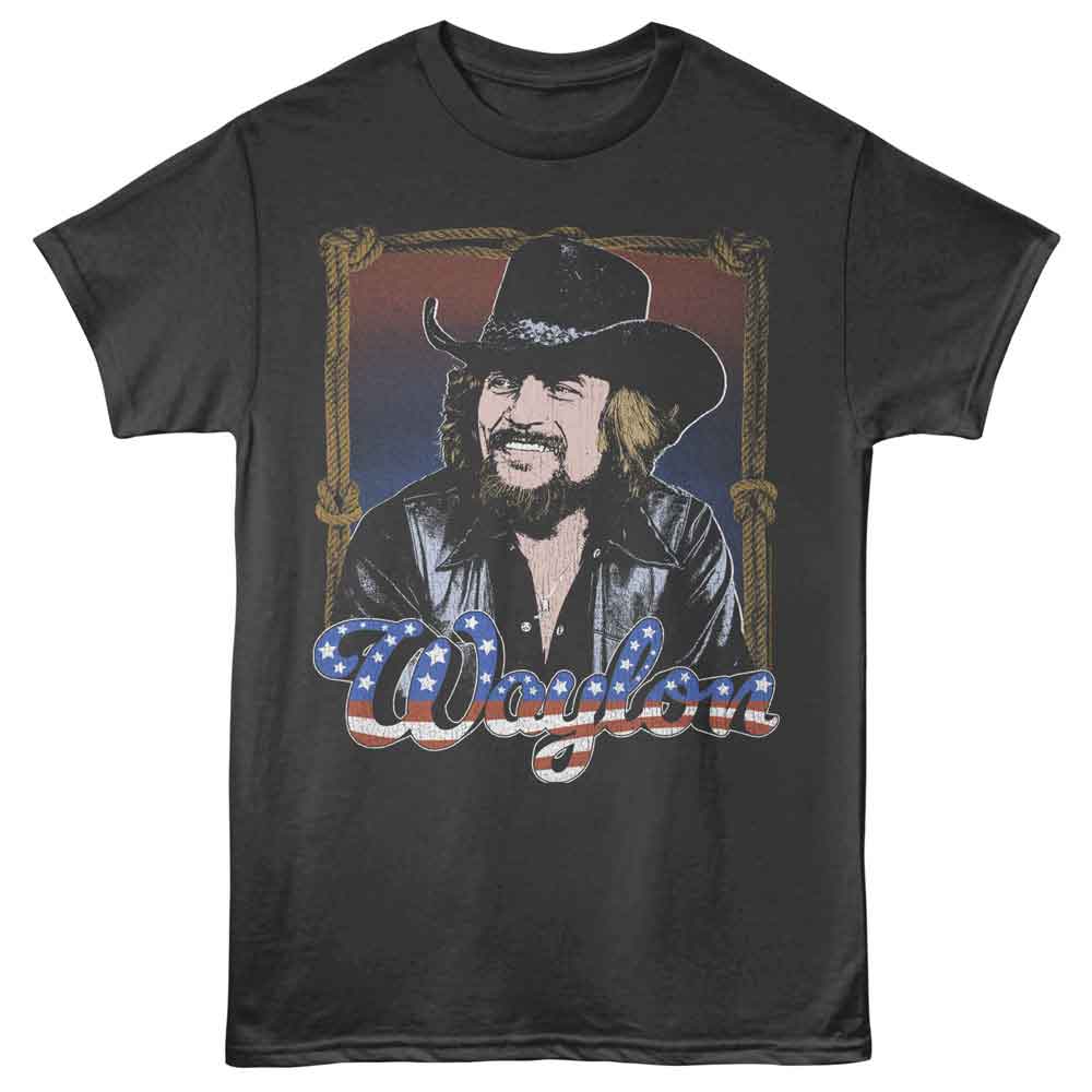 Waylon Jennings - WAYLON JENNINGS AMERICANA Adult Shirt
