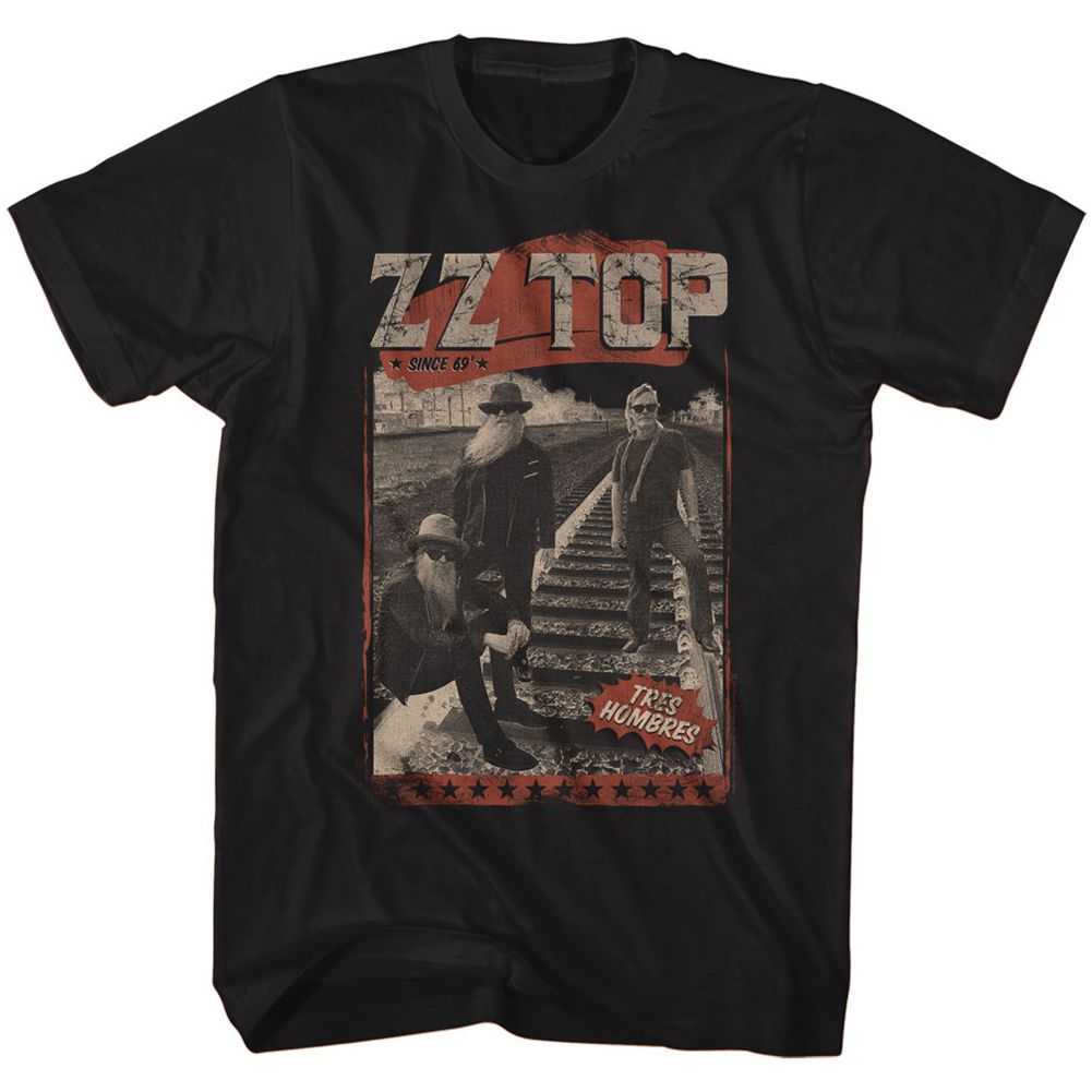 ZZ Top - HOMBRES TRACK Adult Shirt