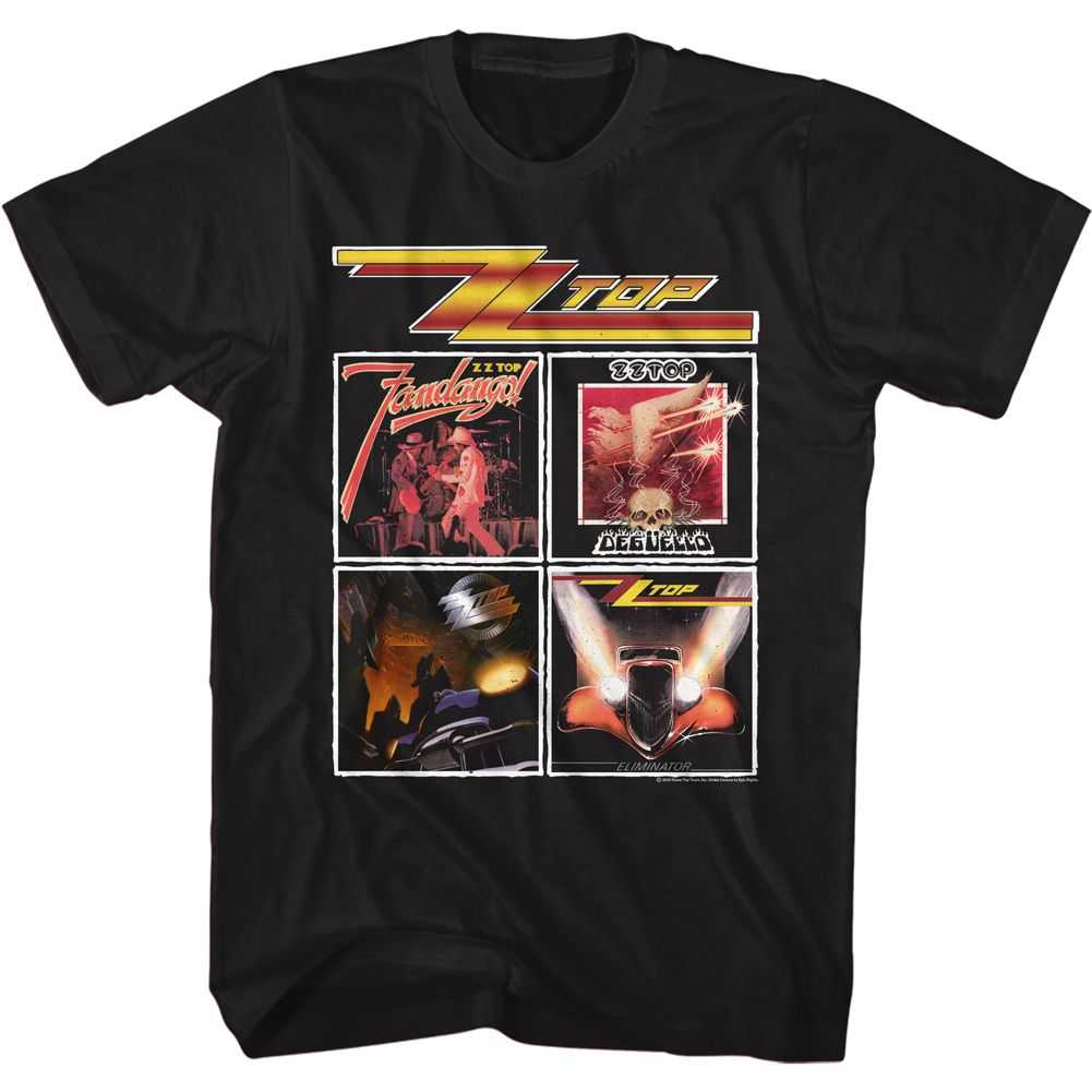 ZZ Top - TOP ALBUMS Adult Shirt