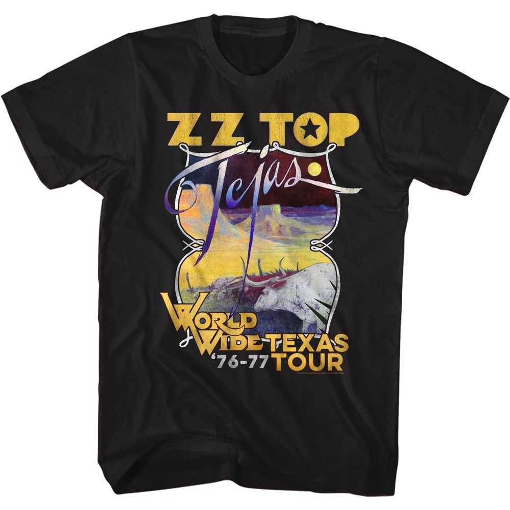 ZZ Top - TEJAS TOUR Adult Shirt