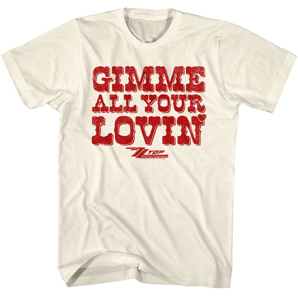 ZZ Top - ZZ TOP ALL YOUR LOVIN Adult Shirt
