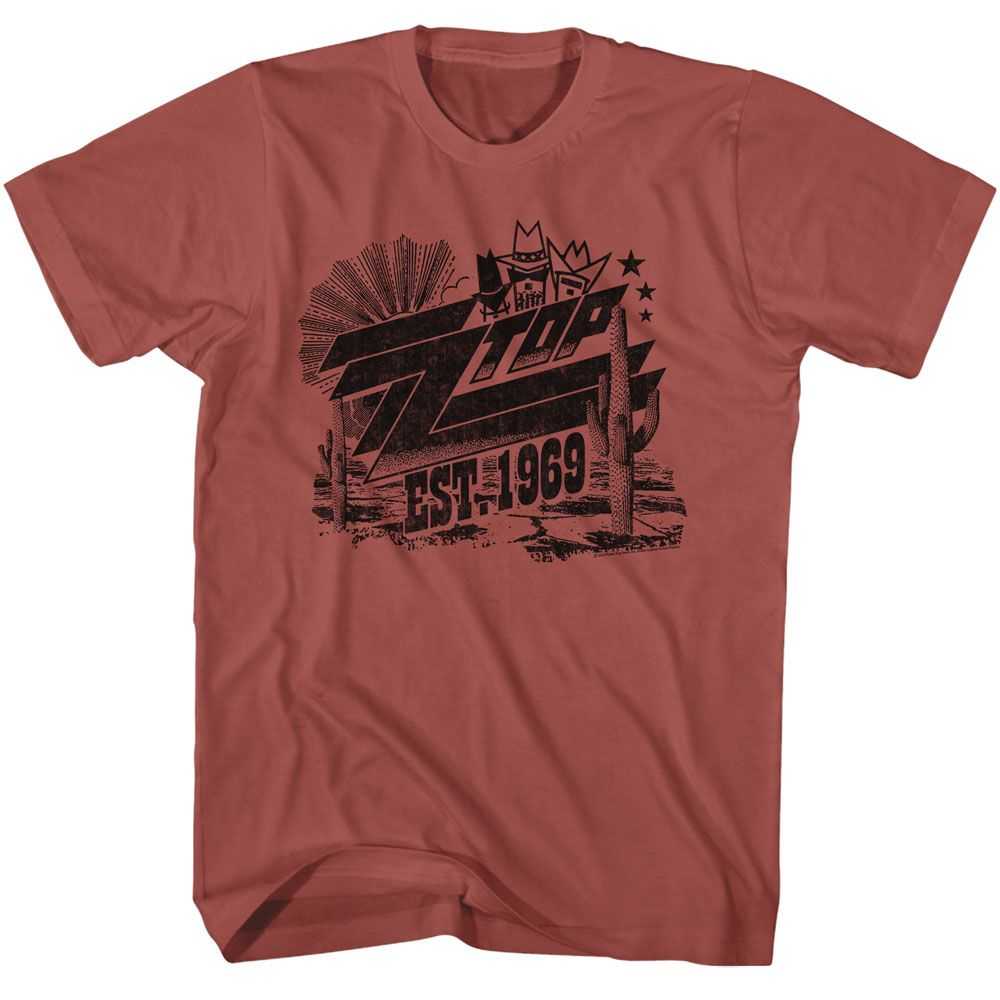 ZZ Top - ZZ TOP EST 1969 Adult Shirt