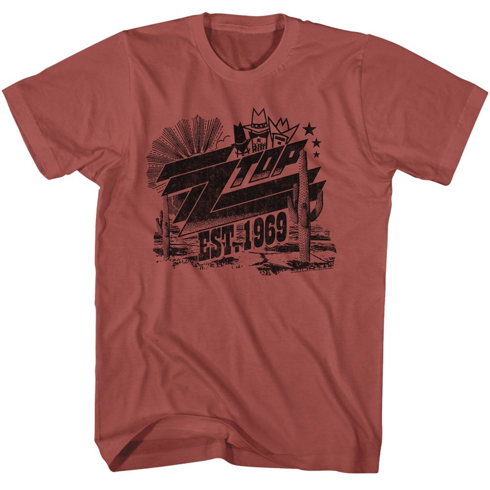 ZZ Top - ZZ TOP EST 1969 Adult Shirt